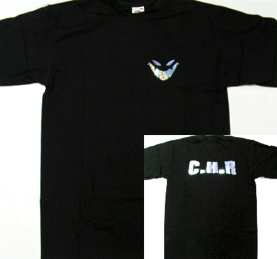 CAMISETA CHR MANGA CORTA -logo plateado -